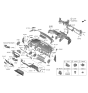 Diagram for 2022 Kia Sorento Steering Column Cover - 84852R5200WK