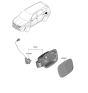 Diagram for 2023 Kia Sorento Fuel Filler Housing - 81595R5000