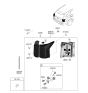 Diagram for 2022 Kia Sorento Back Up Light - 92410R5100