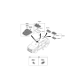 Diagram for 2018 Kia Sorento Interior Light Bulb - 92851C5000