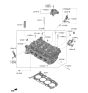 Diagram for 2021 Kia K5 Cylinder Head Gasket - 223112S000