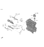 Diagram for 2022 Kia Sorento Fuel Injector O-Ring - 353132T000