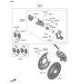 Diagram for 2021 Kia Sorento Brake Caliper Piston - 58235J6000
