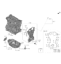 Diagram for 2022 Kia K5 Timing Cover - 213502S050