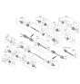 Diagram for 2023 Kia Sorento Axle Shaft - 49501R5250