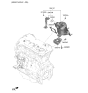 Diagram for Kia Sorento EGR Tube - 284102S010