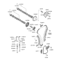 Diagram for Kia K5 Timing Chain Tensioner - 244202S000