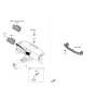 Diagram for 2021 Kia Sorento Blower Control Switches - 97250P2220FHL