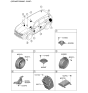 Diagram for Kia Sorento Car Speakers - 96380R5200