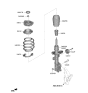 Diagram for 2022 Kia Sorento Shock And Strut Mount - 54610R5000