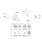 Diagram for 2020 Kia Telluride Lug Nuts - 52950S9000