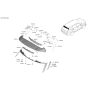 Diagram for 2021 Kia Sorento Spoiler - 87211R5000