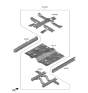 Diagram for 2022 Kia Sorento Floor Pan - 65100R5000