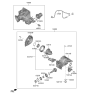 Diagram for 2022 Kia Sorento Differential - 530204G100