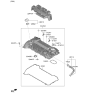 Diagram for 2023 Kia Sorento Valve Cover Gasket - 224412S000