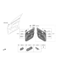 Diagram for Kia Sorento Door Lock Switch - 93250P2000