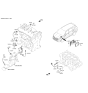 Diagram for Kia Sorento Crankshaft Position Sensor - 393502S000