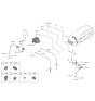 Diagram for 2022 Kia Sorento Hydraulic Hose - 58731P2100