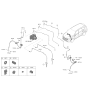 Diagram for Kia Sorento Brake Line - 58731P2100