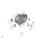 Diagram for Kia Sorento Bellhousing - 431152N110