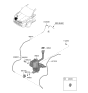 Diagram for 2018 Kia Rio Washer Pump - 98510M4000