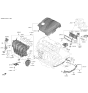 Diagram for Kia Sportage Throttle Body Gasket - 284112S000