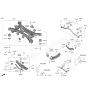Diagram for 2022 Kia Sorento Sway Bar Kit - 55510R5000