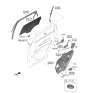 Diagram for 2023 Kia Sorento Window Run - 83530R5000