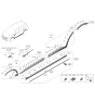 Diagram for Kia Sorento Door Moldings - 87732R5000