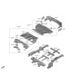 Diagram for 2021 Kia Sorento Floor Pan - 65520P2550