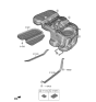 Diagram for 2022 Kia Sorento Fuel Tank Strap - 31210R5000