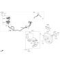 Diagram for 2022 Kia Sorento Brake Booster Vacuum Hose - 59130P2250