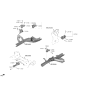 Diagram for 2021 Kia Sorento Engine Mount Bracket - 21810P2650