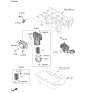 Diagram for Kia Sportage Engine Oil Cooler - 264102S010