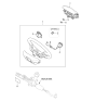 Diagram for 2006 Kia Optima Steering Wheel - 561102G620J6