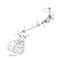 Diagram for Kia Optima Shift Knob - 437112G020