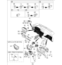 Diagram for 2006 Kia Optima Blower Control Switches - 937202G000J7