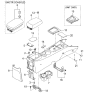 Diagram for 2006 Kia Optima Armrest - 846602G3504F