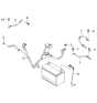 Diagram for 2006 Kia Optima Battery Cable - 918502G000