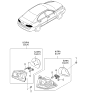 Diagram for 2006 Kia Optima Back Up Light - 924052G000