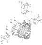 Diagram for 2007 Kia Optima Transmission Assembly - 4300024320