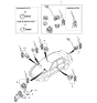 Diagram for 2006 Kia Optima Trunk Lock Cylinder - 812502GB00