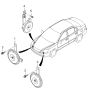 Diagram for 2009 Kia Optima Horn - 966302G000