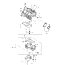 Diagram for Kia Optima Oil Pan - 215203E001