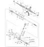 Diagram for 2006 Kia Optima Rack And Pinion - 577102G020