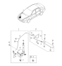 Diagram for 2007 Kia Optima Washer Reservoir - 986202G500