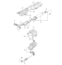 Diagram for 2006 Kia Optima Muffler - 287002G400