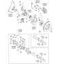 Diagram for Kia Optima Steering Knuckle - 517162G001