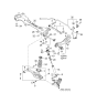 Diagram for Kia Rondo Axle Beam Mount - 552152G000