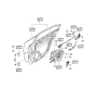 Diagram for 2010 Kia Optima Door Lock Actuator - 814102G010